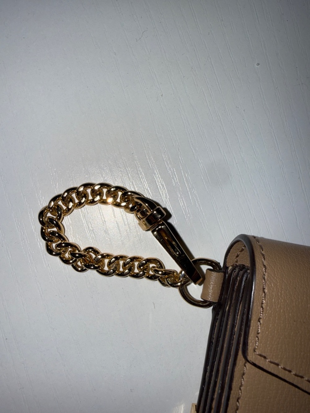 MICHAEL KORS Beige Mini Wallet with Gold Hardware - Picture 5 of 5